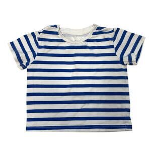 June & January Blue Striped Top 6-12M